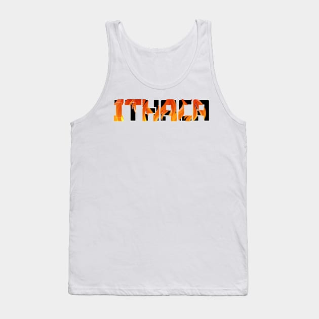 Ithaca City Tank Top by AsboDesign